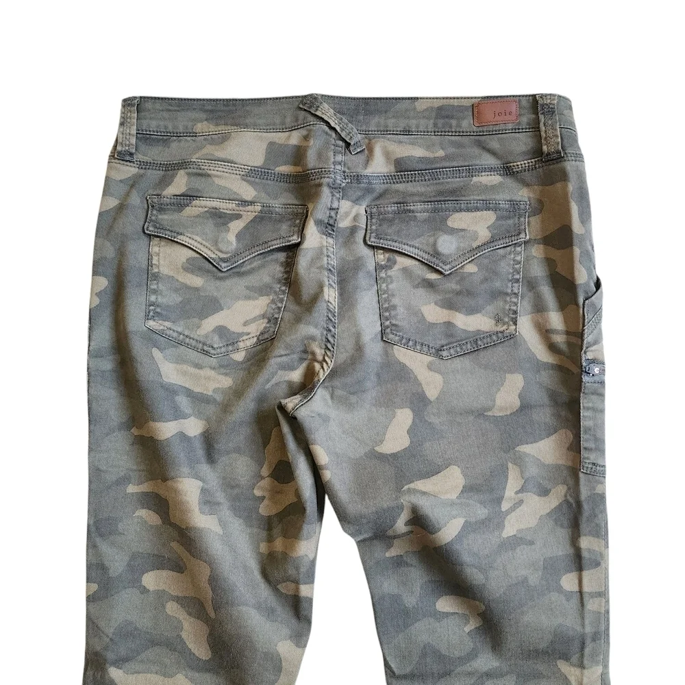 Joie Park Camouflage Cargo Skinny Pants - 32 - Picture 10 of 13